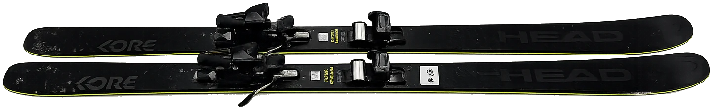 Kore 93 pair mounted with bindings